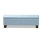 Baxton Studio Hannah Blue Upholstered Button-Tufting Storage Ottoman Bench 128-7052 - alternate 5